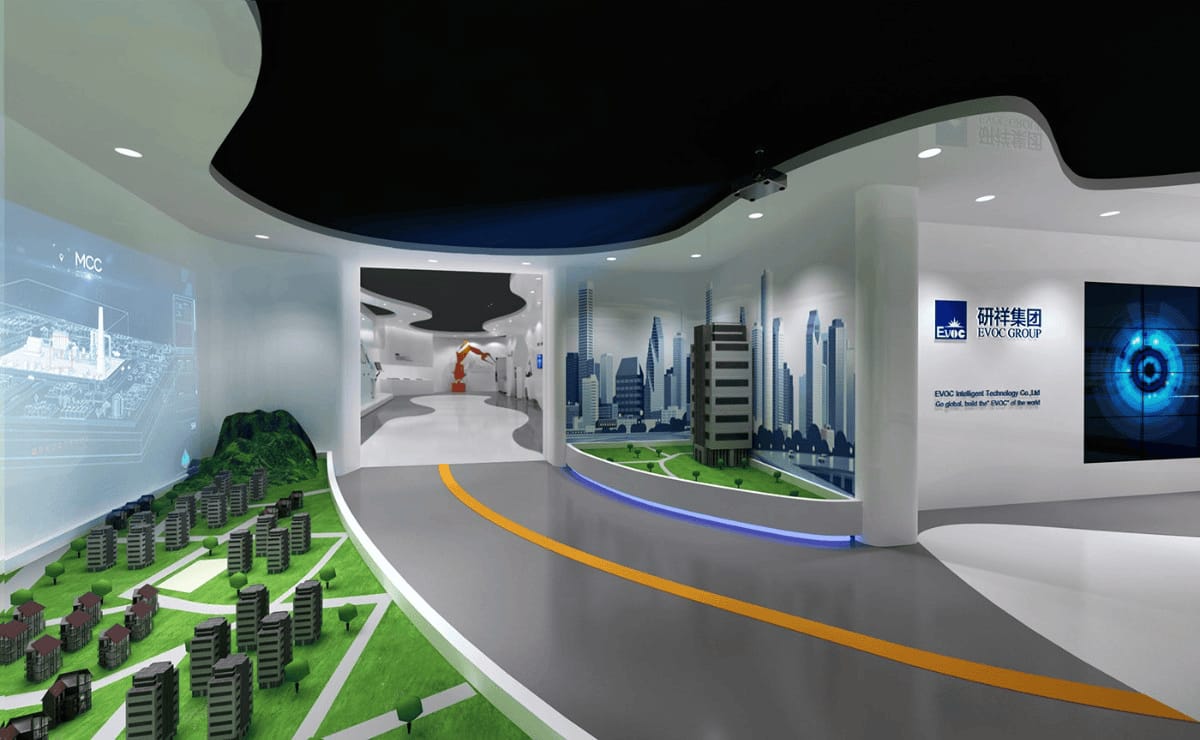 智能交通企業展廳設計