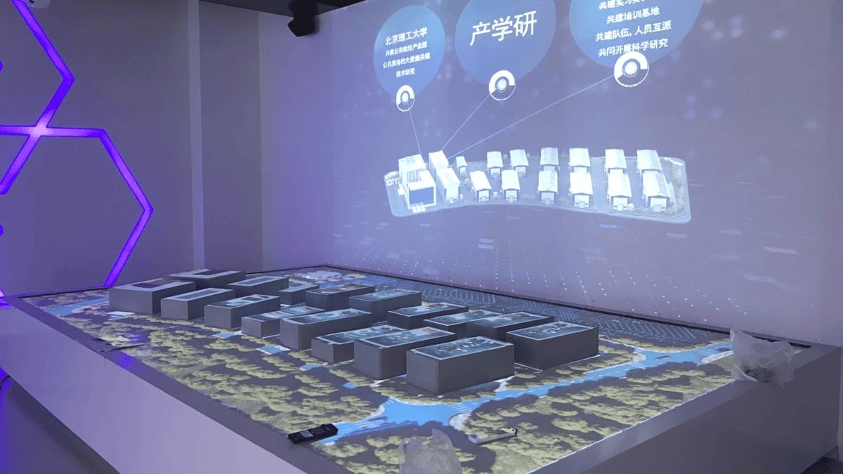 3d立體投影沙盤-互動投影規劃電子沙盤