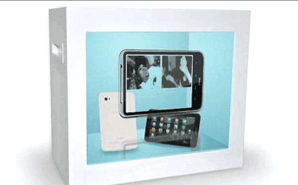 透明展示柜手機電子產品展覽